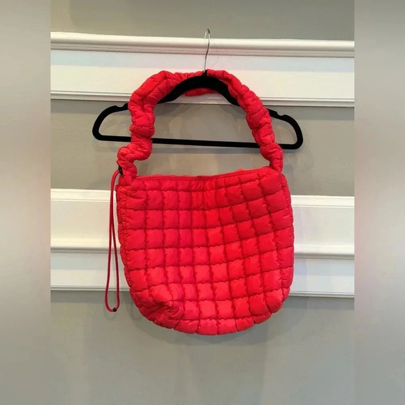 NWT Anthropologie Nylon Scrunch Tote - Picture 2 of 5